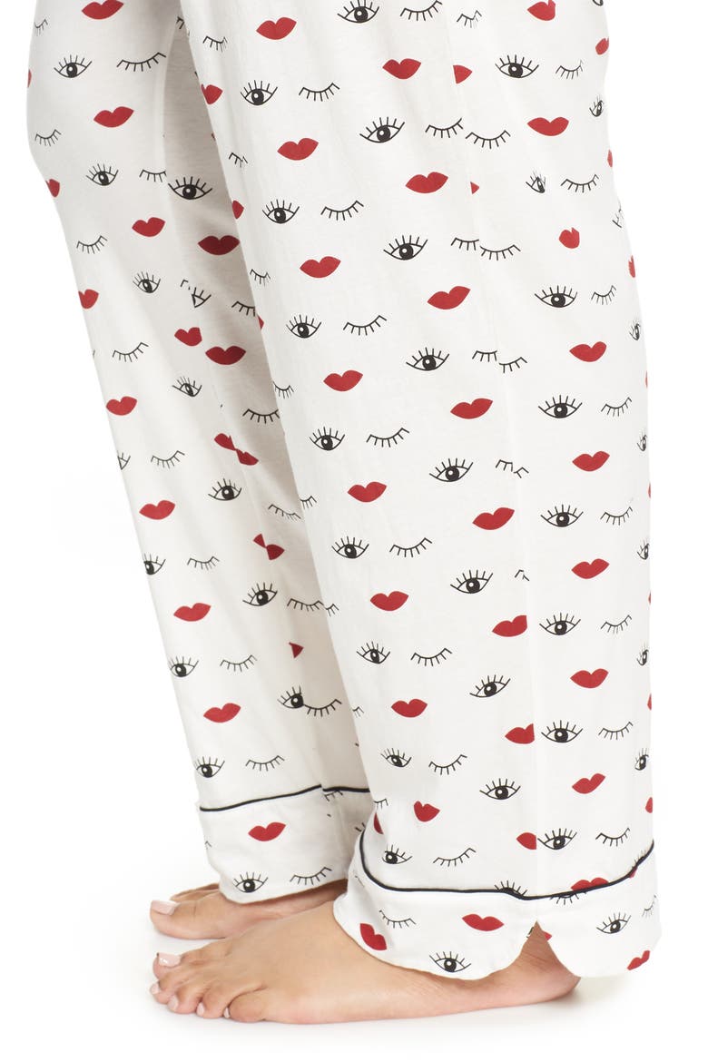 Give Love Pajamas, Alternate, color, IVORY