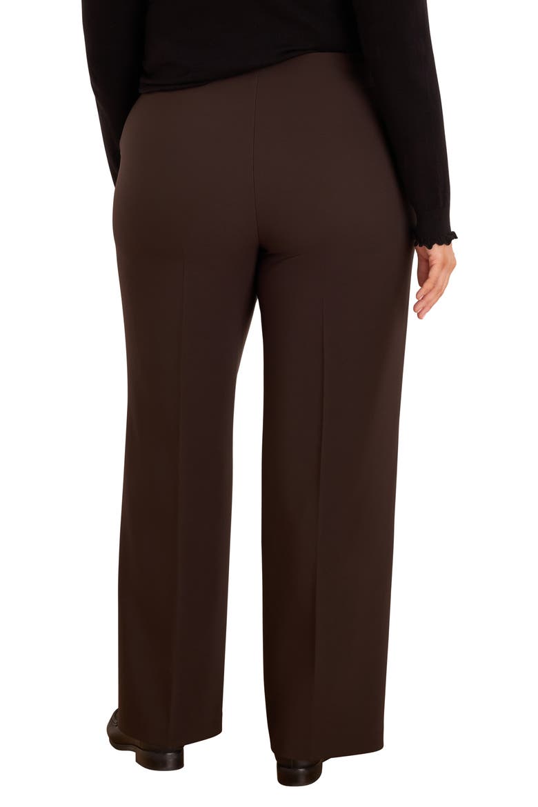 Lenox High Waist Wide Leg Pants, Alternate, color, JAVA