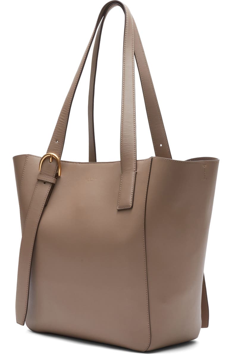 rag & bone Parker Leather Tote, Alternate, color, Clay