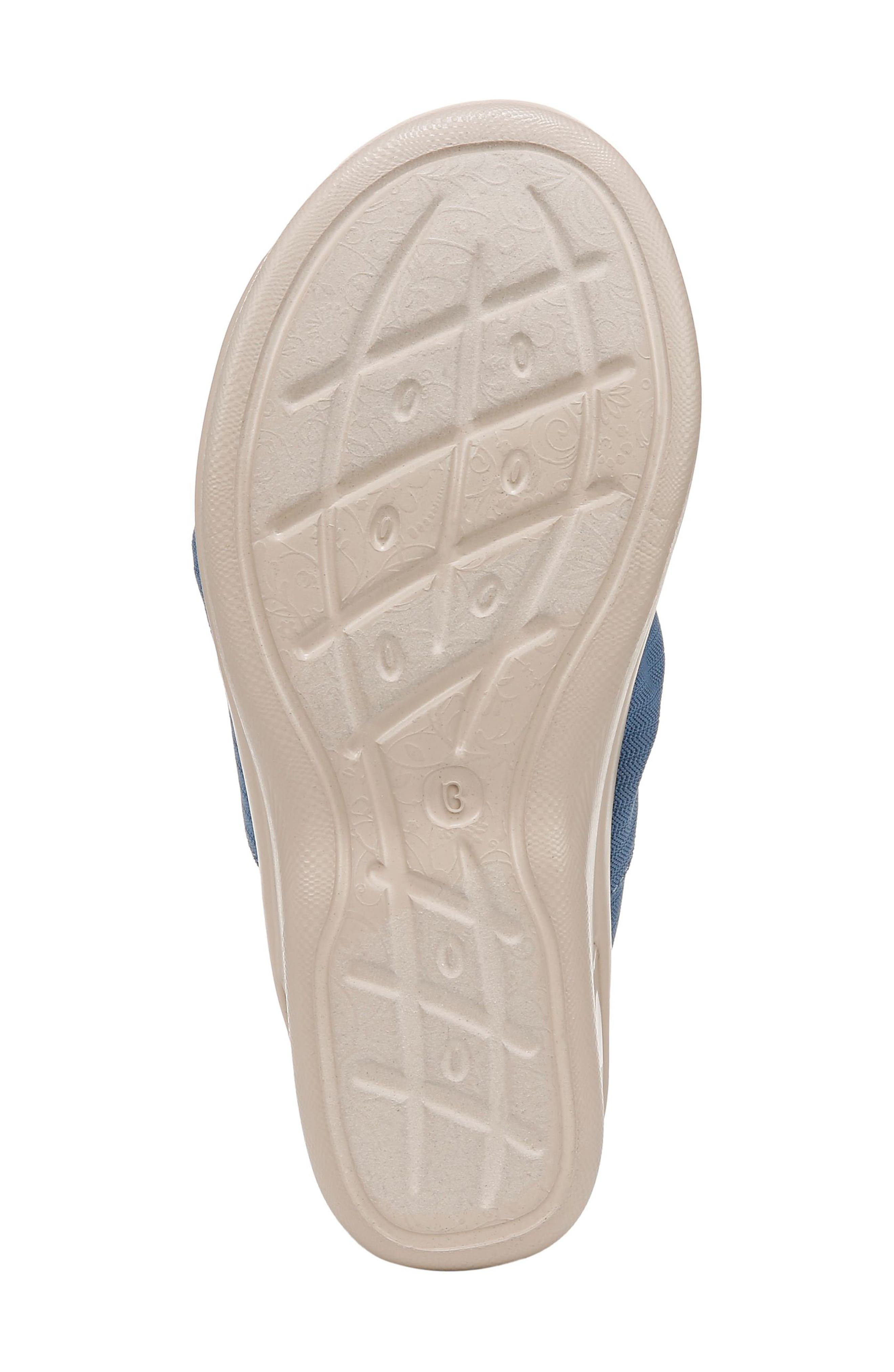 Smile 3 Open Toe Wedge Slide Sandal - Wide Width Available, Alternate, color, BLUE