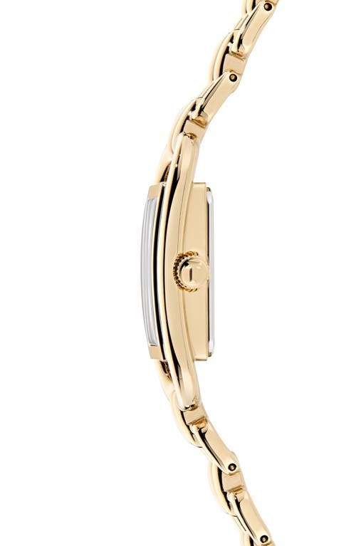 Ted Baker Iconic Bracelet Watch, 17mm X 8mm In Goldone