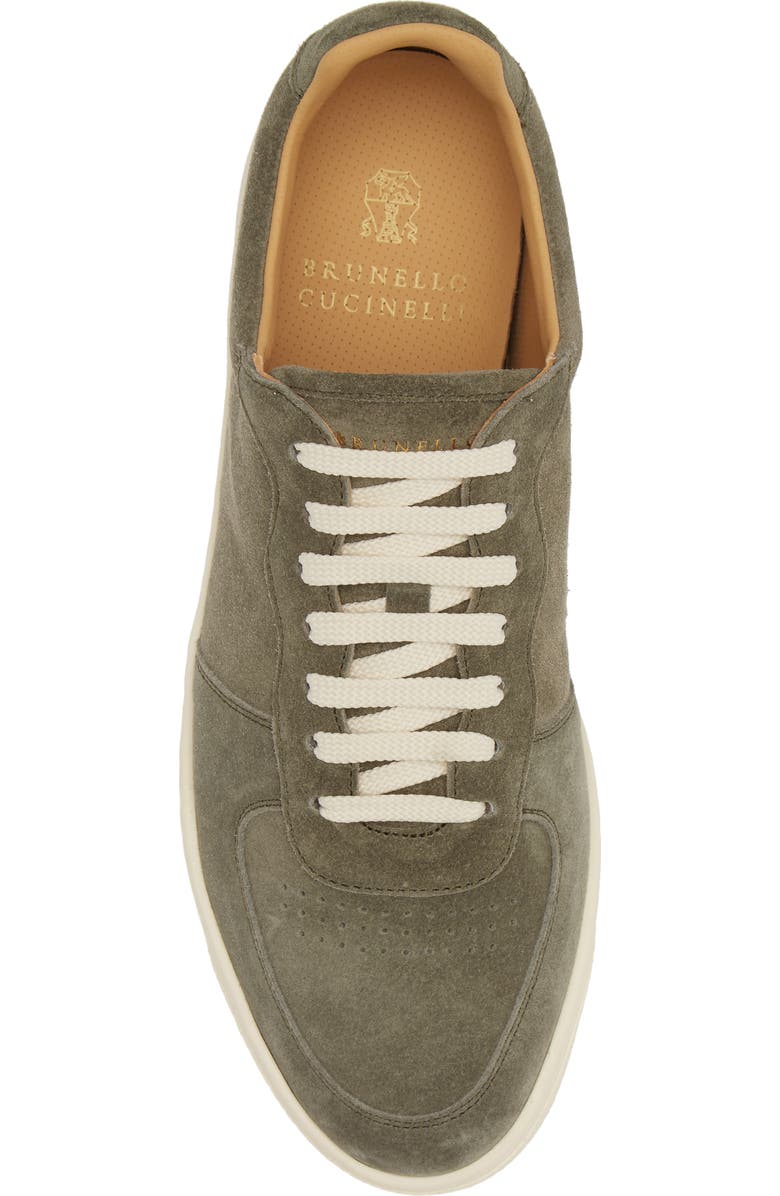 Brunello Cucinelli Suede Basketball Sneaker, Alternate, color,