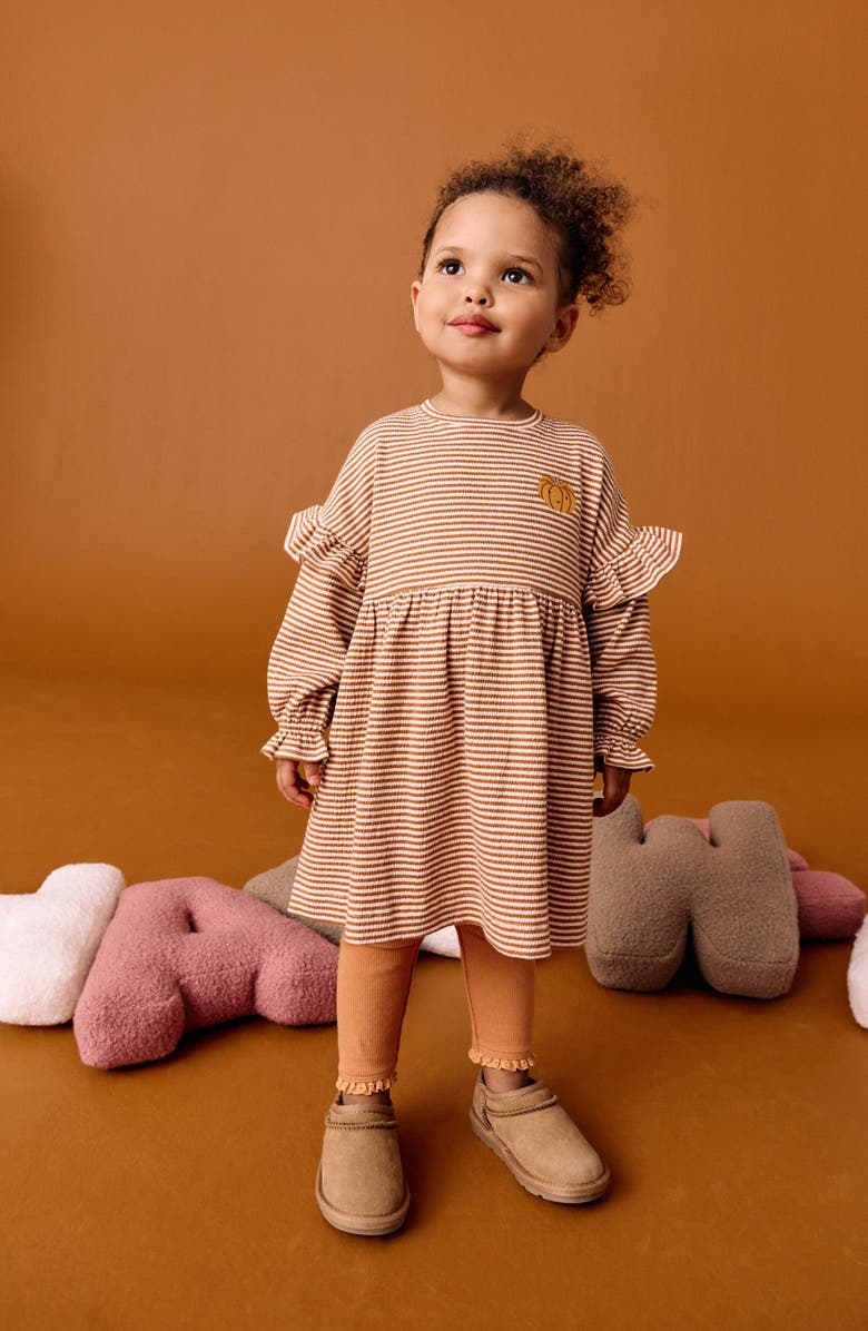 NEXT Kids' Crinkle Dress & Leggings Set, Alternate, color,