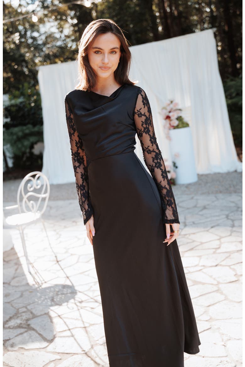 Corrie Maxi Dress, Alternate, color, BLACK