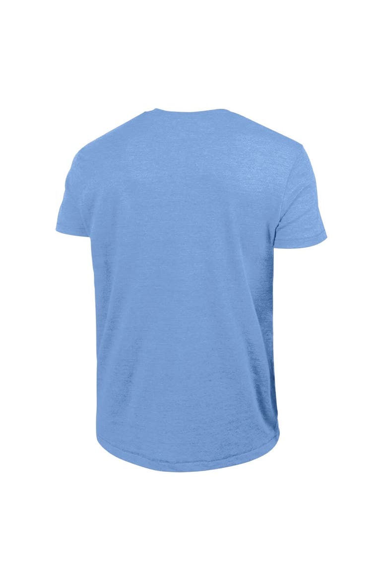 Men's Champion  Light Blue Texas Rangers Cooperstown Logo Tri-Blend T-Shirt, Alternate, color, Light Blue