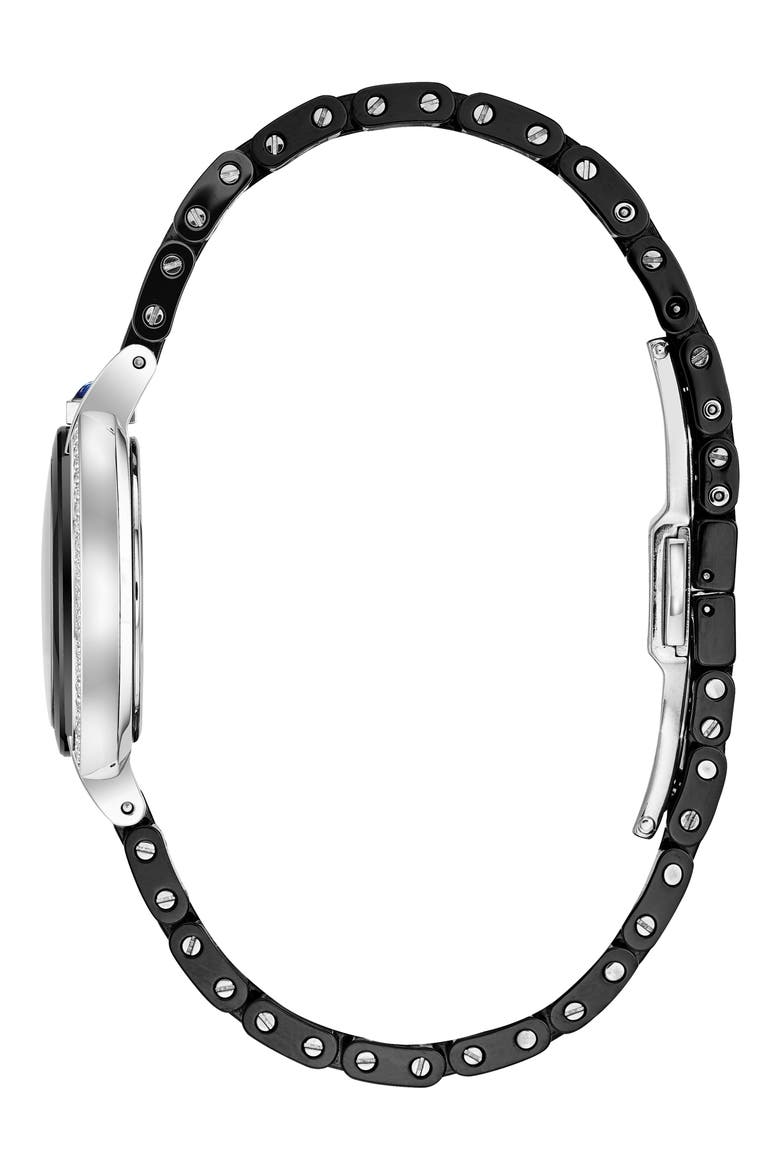 Classic Rubaiyat Diamond Bracelet Watch, 35mm, Alternate, color, BLACK