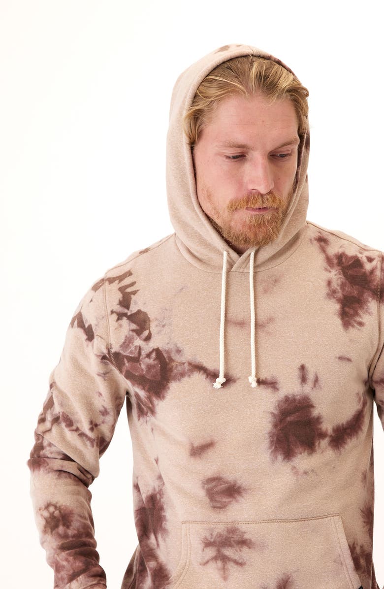 Threads 4 Thought Rory Triblend Tie Dye Hoodie, Alternate, color, Chai