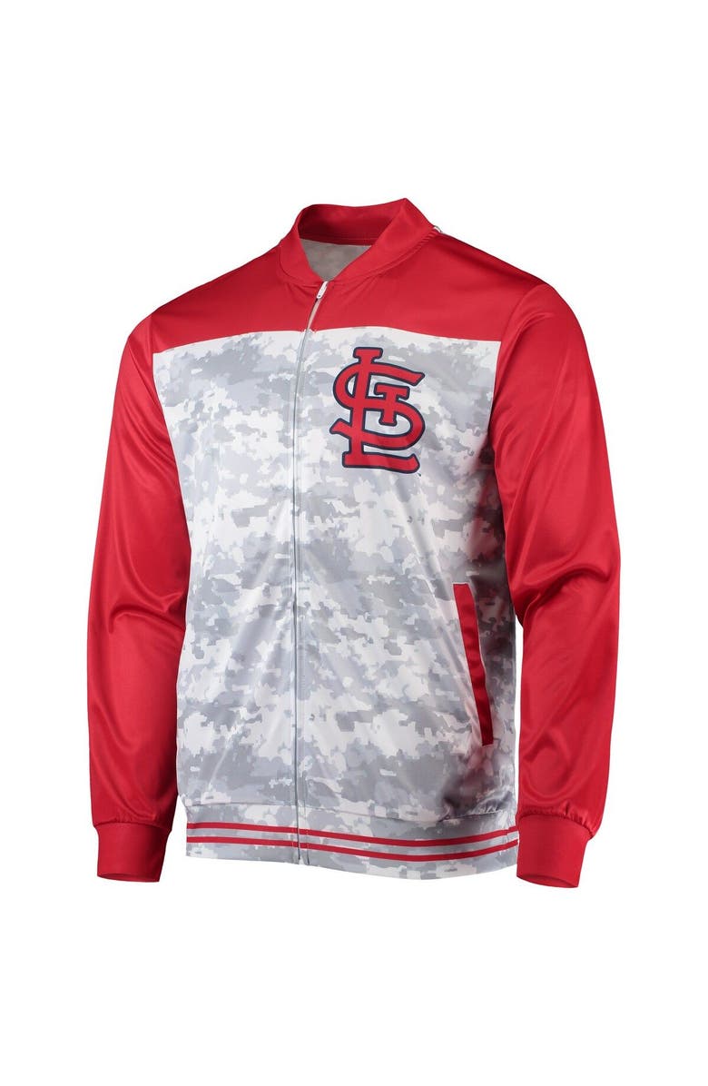 STITCHES Men's Stitches Red St. Louis Cardinals Camo Full-Zip Jacket, Alternate, color, Red