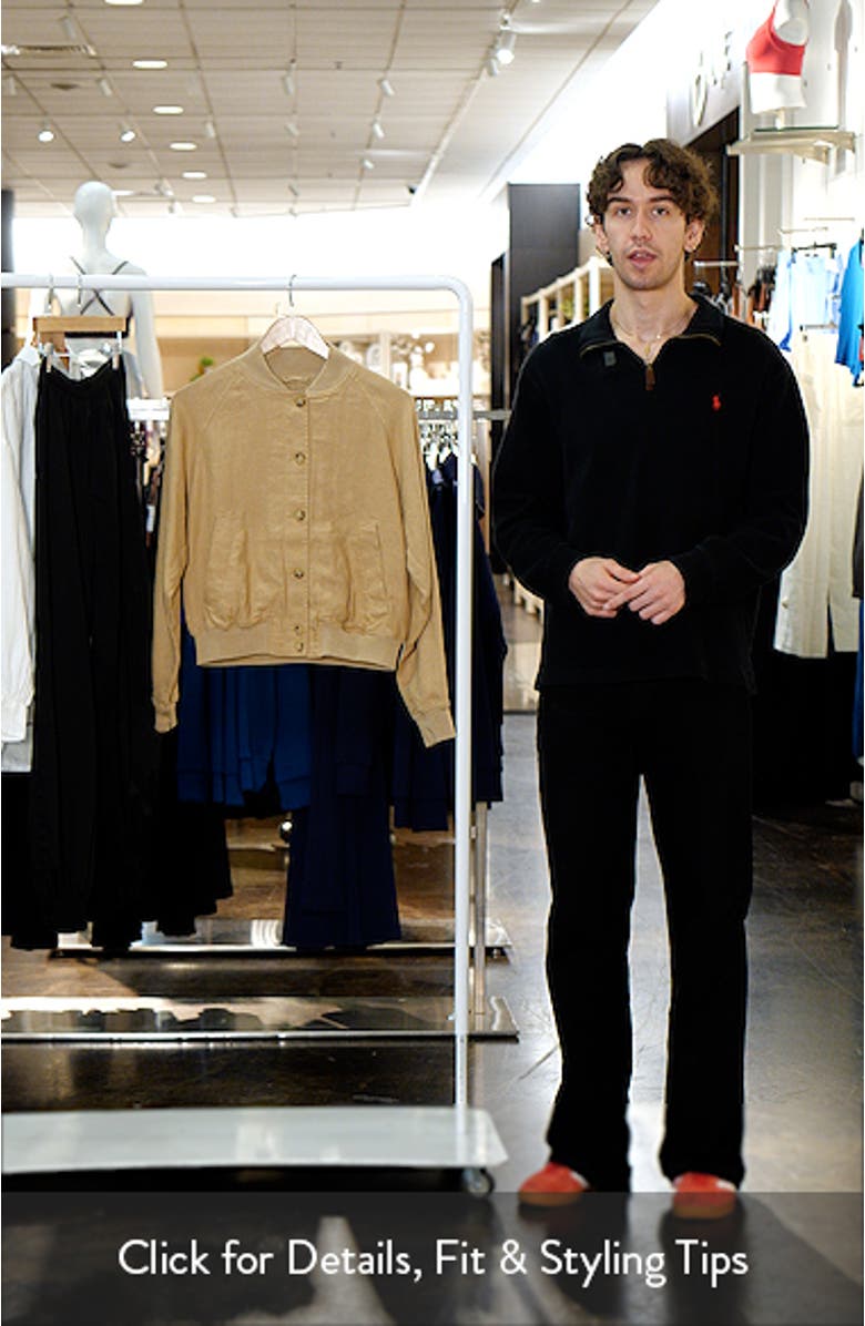 Linen Flight Jacket, sales video thumbnail