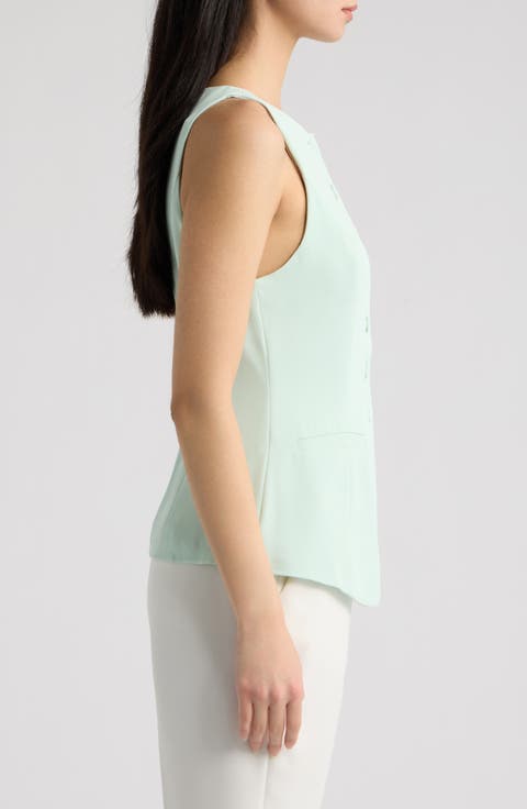 Structure Tailored Vest Top