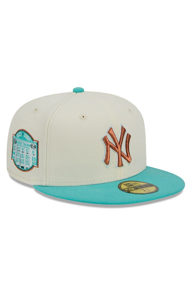 New Era Men's New Era White New York Yankees City Icon 59FIFTY Fitted Hat, Main, color, White