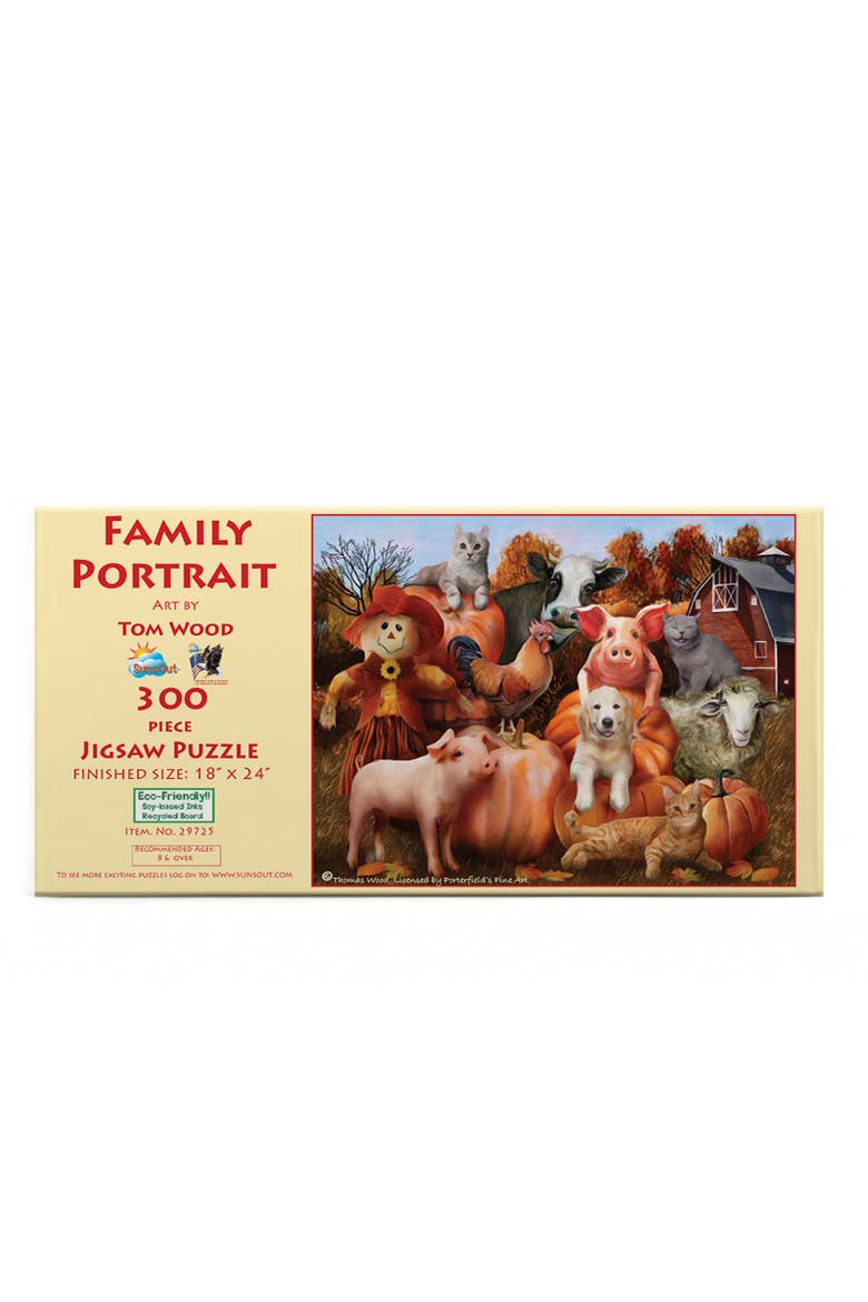Family Portrait 300 piece Jigsaw Puzzle for Adults, Alternate, color, Multicolor