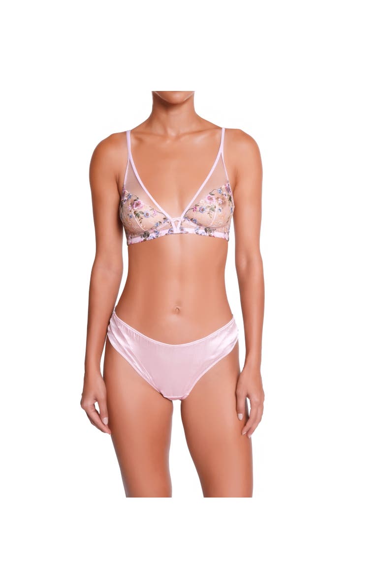 Huit Amour Prestige Tanga, Alternate, color, Blush