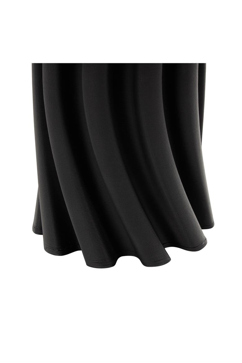 Black Ceramic Vase, Alternate, color, BLACK