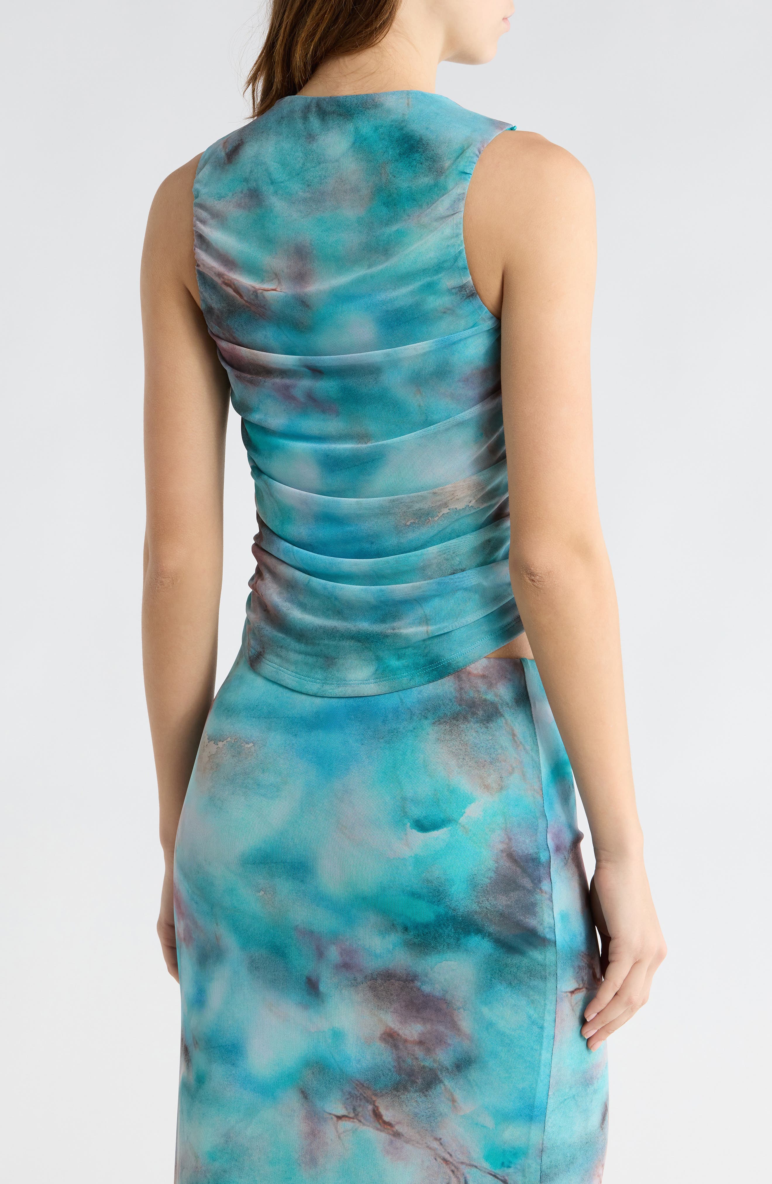 Ruched Mesh Tank - image 4
