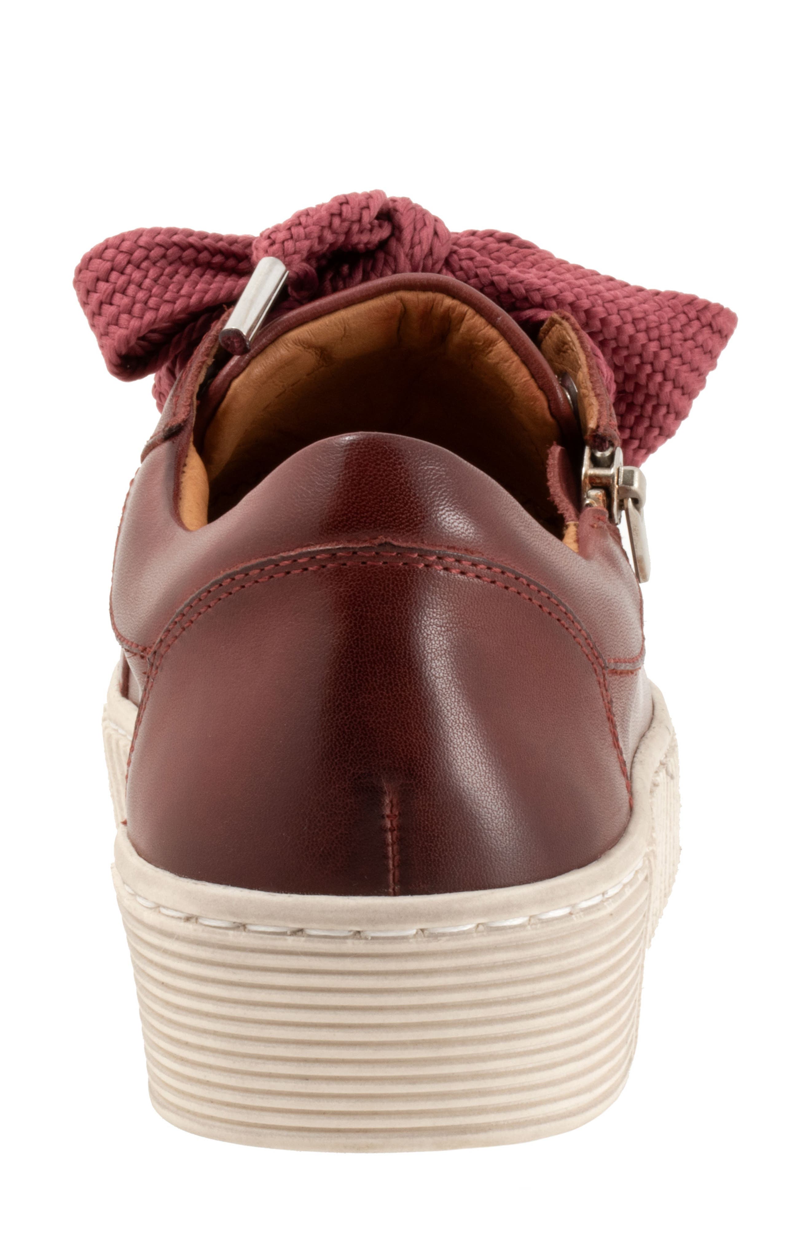 EOS FOOTWEAR Jovi Zip Sneaker, Alternate, color, Bordeaux