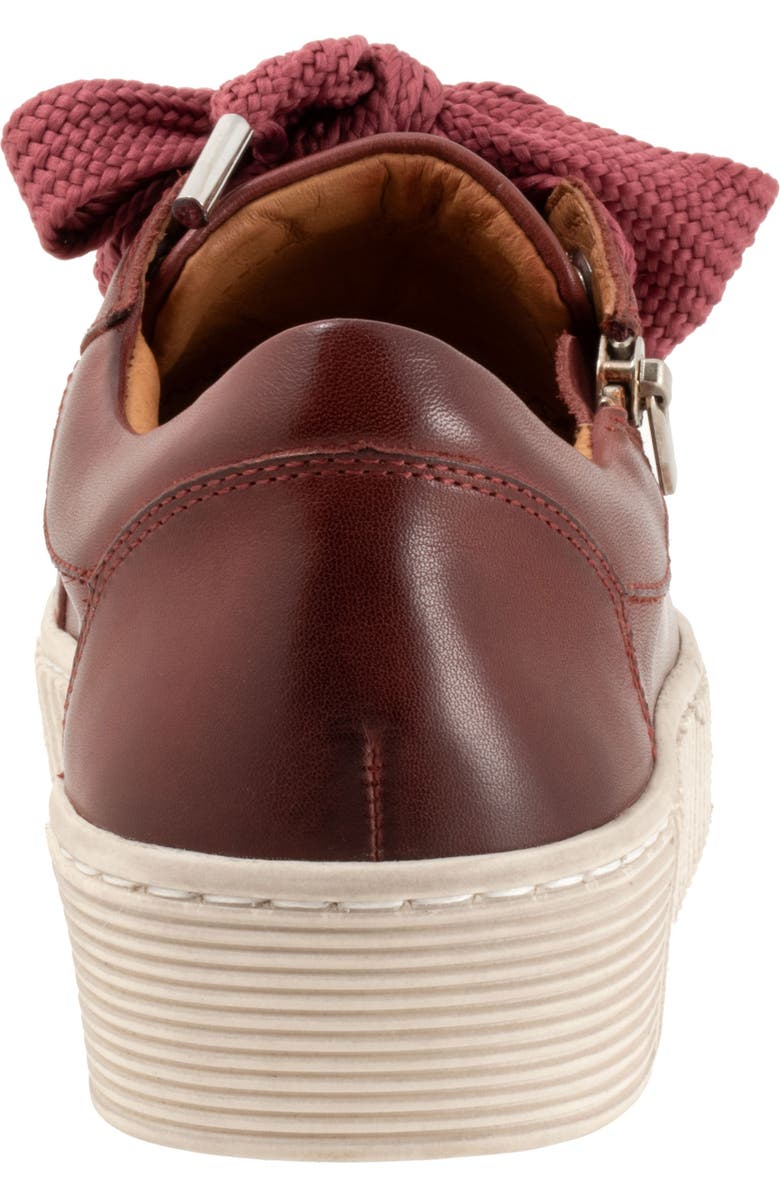 EOS FOOTWEAR Jovi Zip Sneaker, Alternate, color, Bordeaux