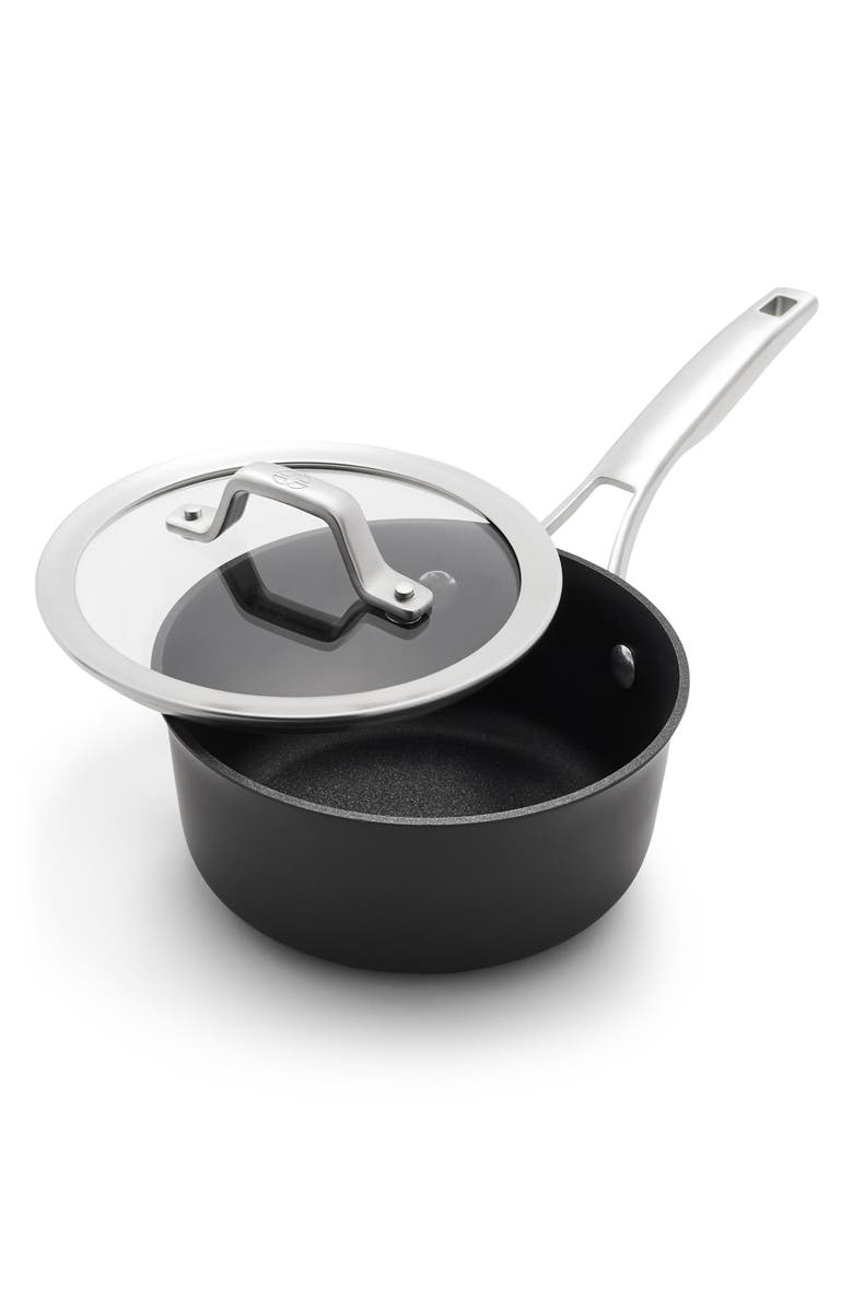 CALPHALON Premier 1.5-Quart Saucepan, Main, color, Black