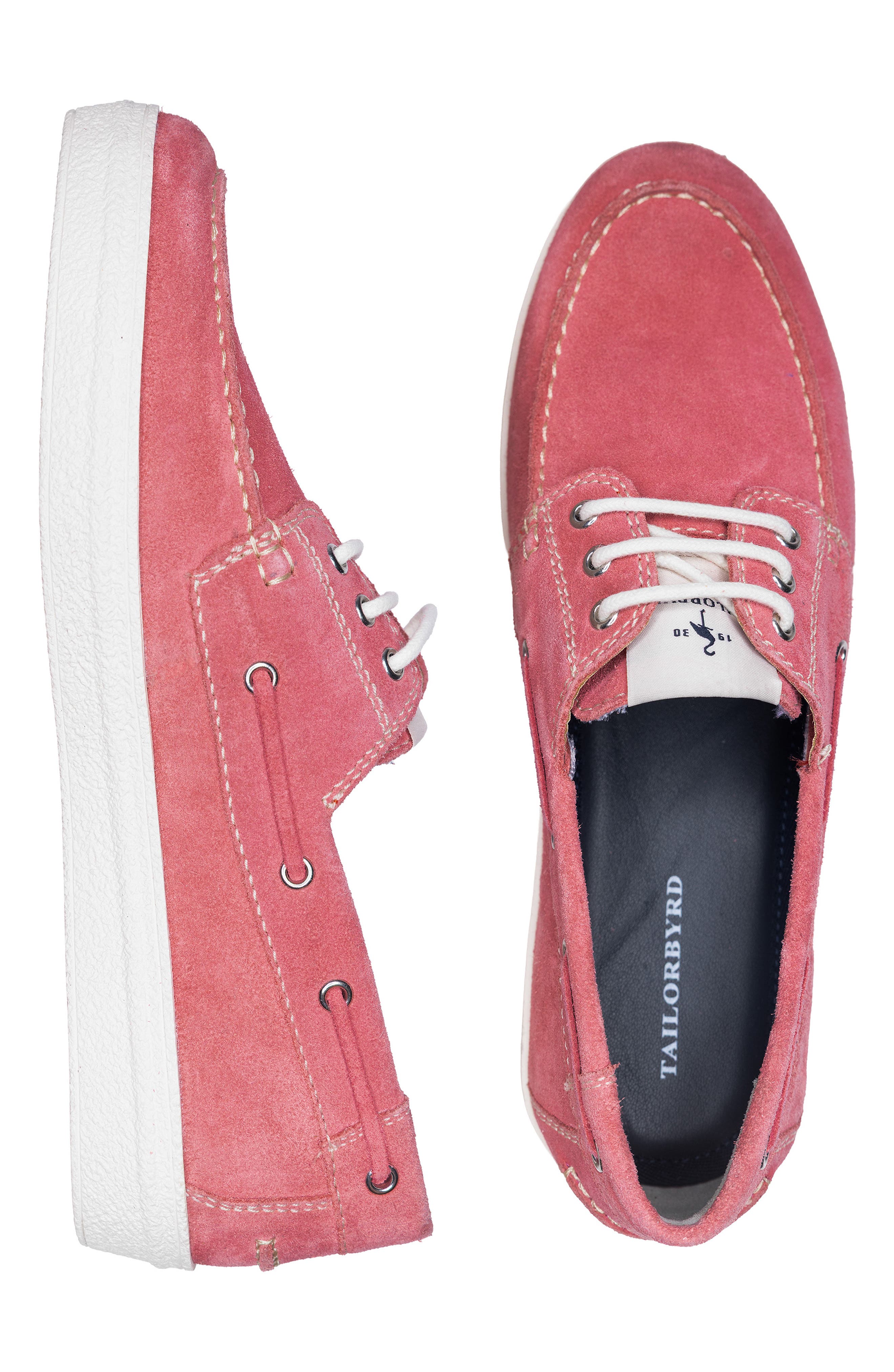 Starboard Boat Shoe, Alternate, color, NANTUCKET RED