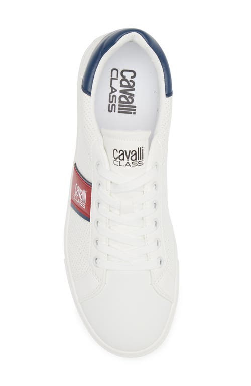 Roberto Cavalli Cavalli Class Low Top Sneaker In White