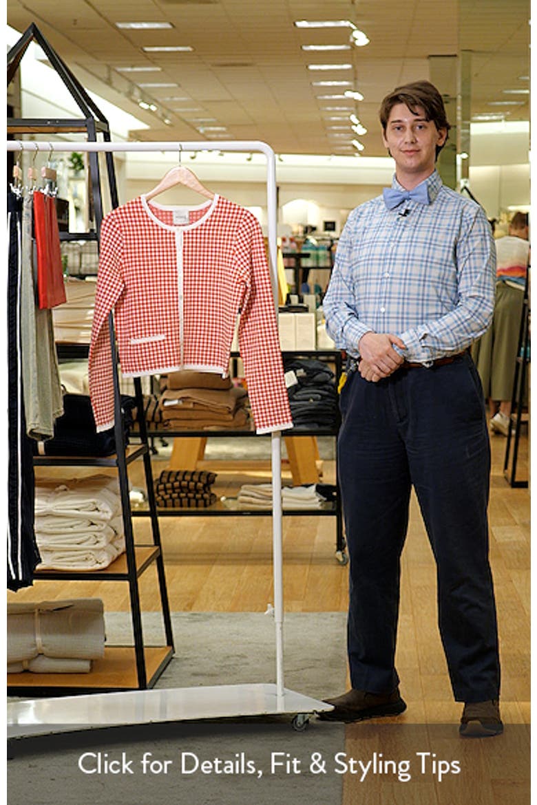 Micah Gingham Cardigan video