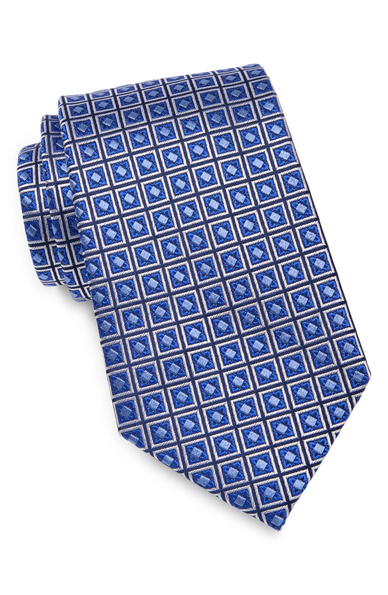 Duchamp Boxes Geometric Silk Tie, Main, color, 