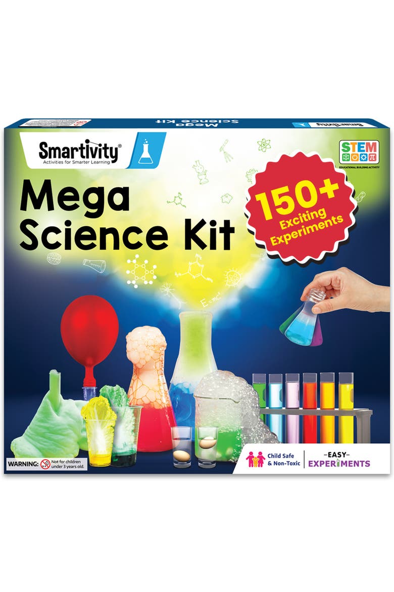 Mega Science Kit, 150+ Exciting Experiments, Chemistry Lab Activity, Main, color, Multicolored