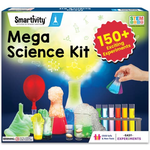 Mega Science Kit, 150+ Exciting Experiments, Chemistry Lab Activity