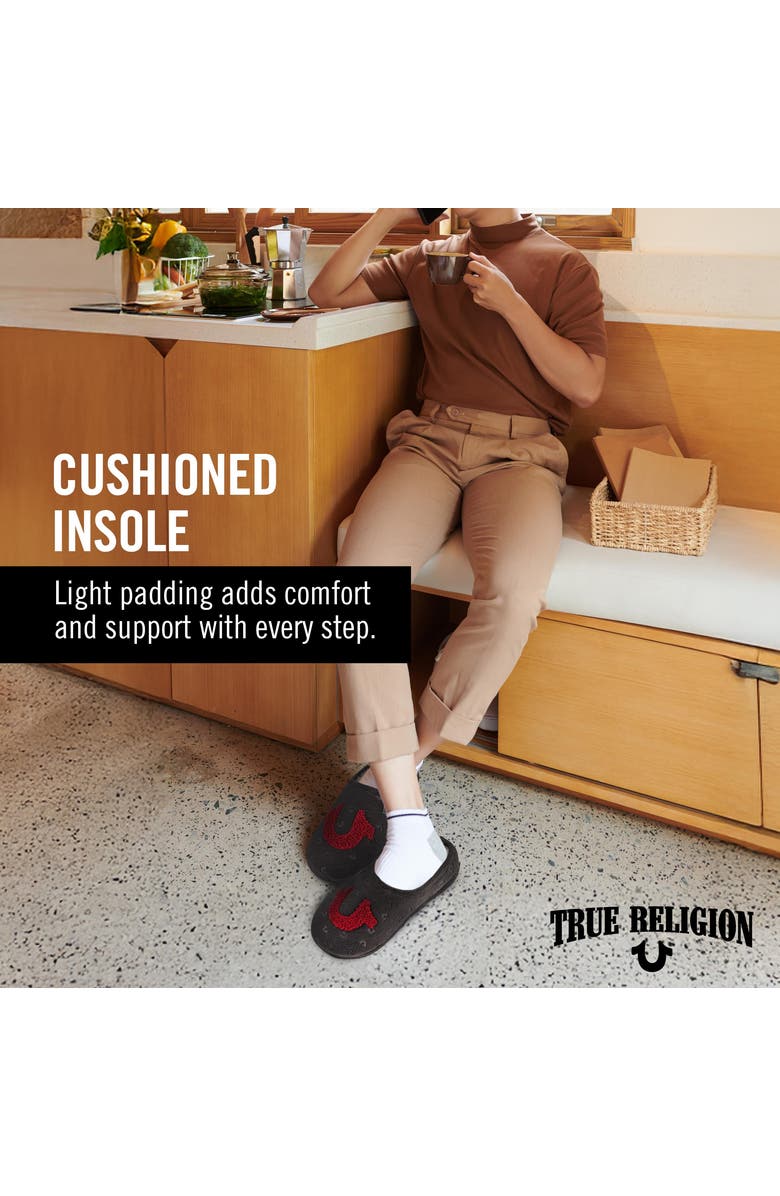 True Religion Indoor House Slippers, Alternate, color,