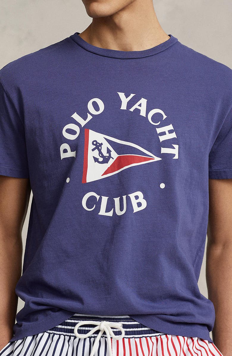 Polo Ralph Lauren Classic Fit Yacht Club Cotton Jersey Graphic T-Shirt, Alternate, color, 