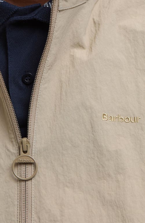 Barbour Keld Mens Showerproof Jacket In Washed Stone