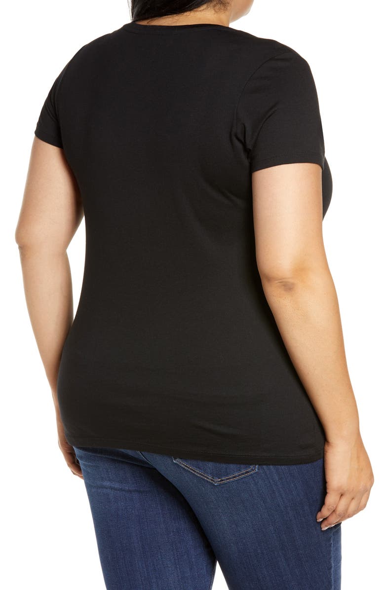 Halogen<sup>®</sup> Jersey Crewneck Shirt, Alternate, color,