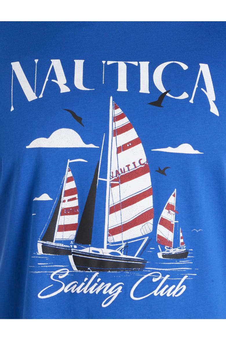 Big & Tall Sailing Graphic Tee, Alternate, color, OLYMPIC BLUE
