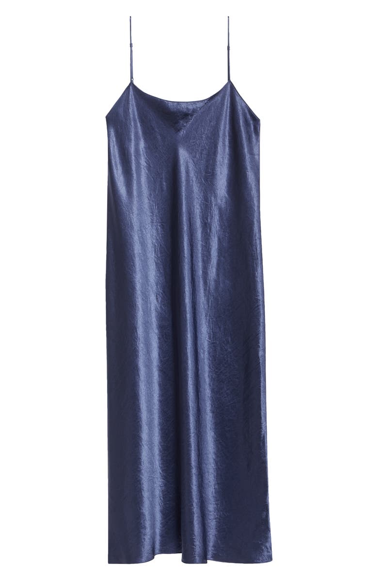 Vince Satin Slipdress, Alternate, color, Dark Peri