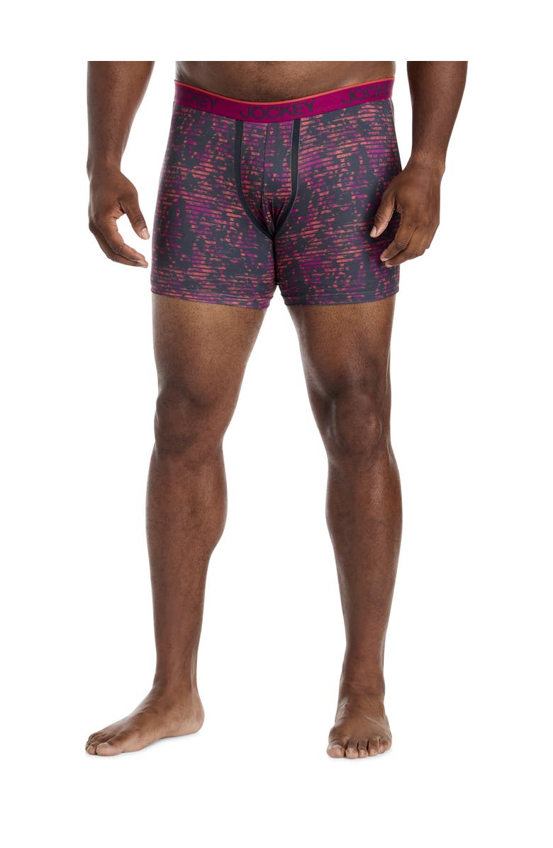 Jockey Big & Tall 2-pk Chafe-Proof Micro Boxer Briefs V2, Alternate, color, Warm Trails