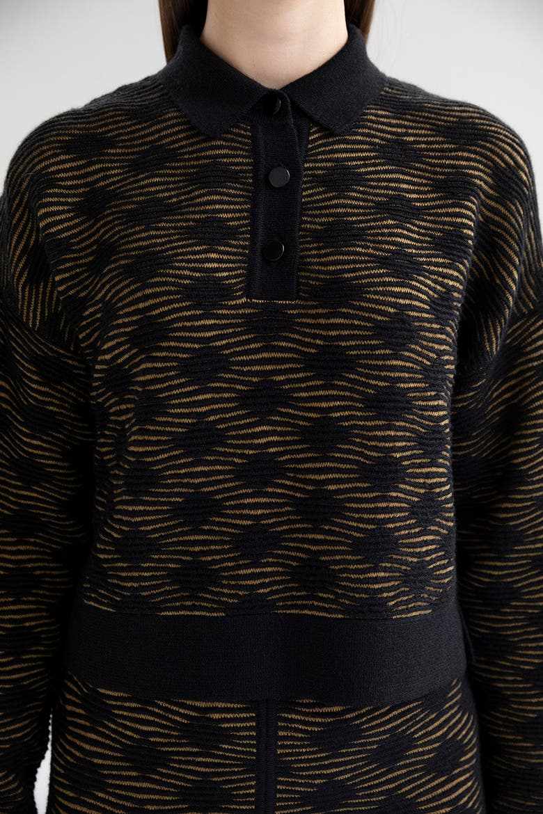 Amelie Polo, Alternate, color, GOLDEN BLACK