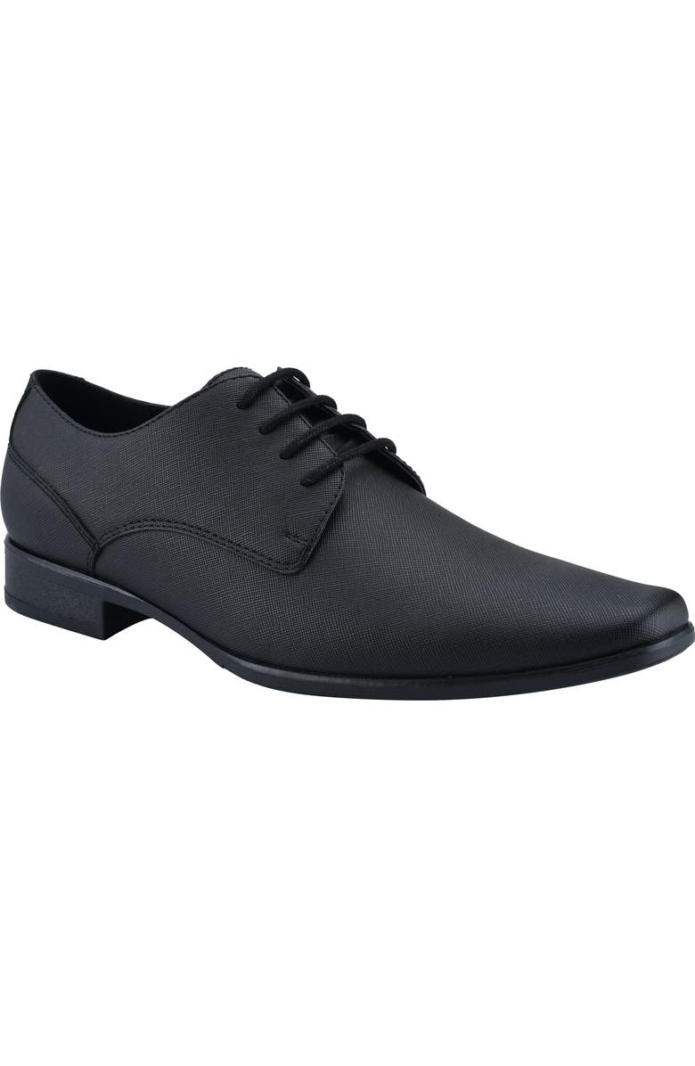 Calvin Klein Brodie Patent Plain Toe Derby, Main, color, Black 002