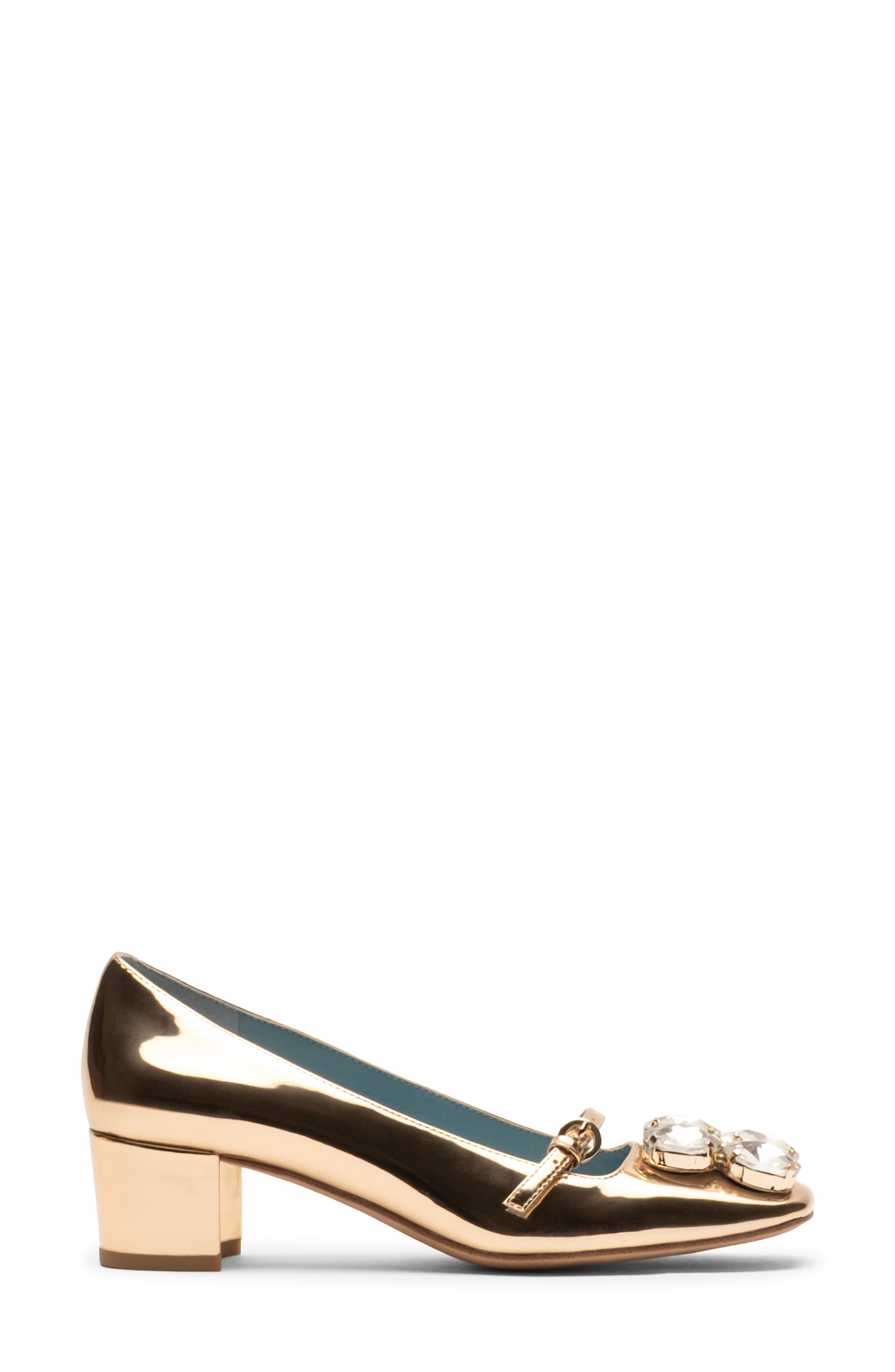 Josephine Faux Leather Mary Jane Pump, Alternate, color, GOLD