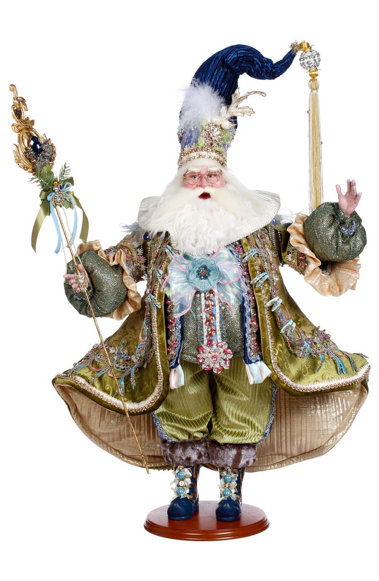 Mark Roberts Very Merry Santa, Main, color, Olive Green