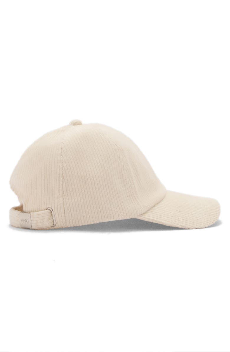 MANGO Corduroy Baseball Cap, Alternate, color, 