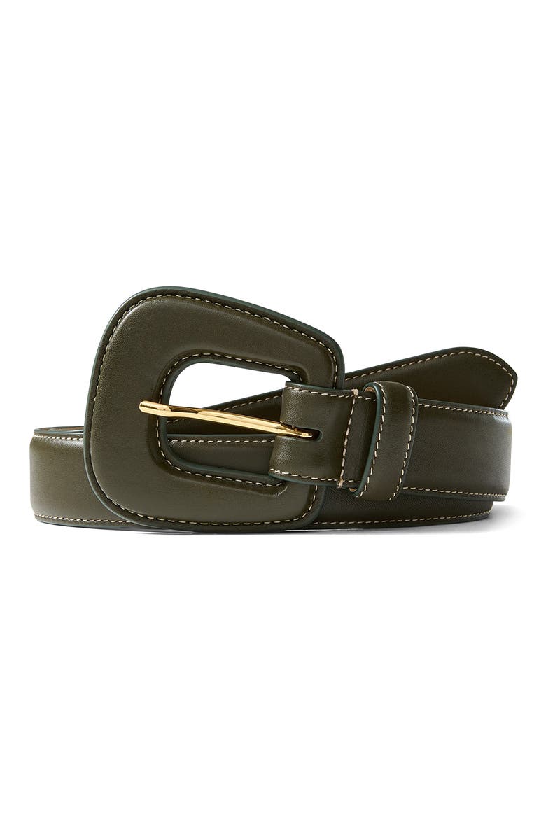Elsy Leather Belt, Alternate, color, CYPRESS
