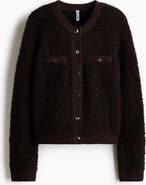 H&M Bouclé-knit Cardigan