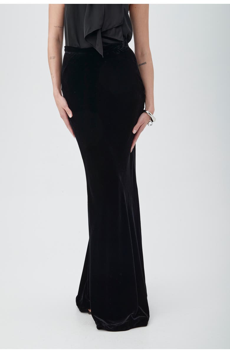 Trina Turk Rabina Skirt, Alternate, color, Black