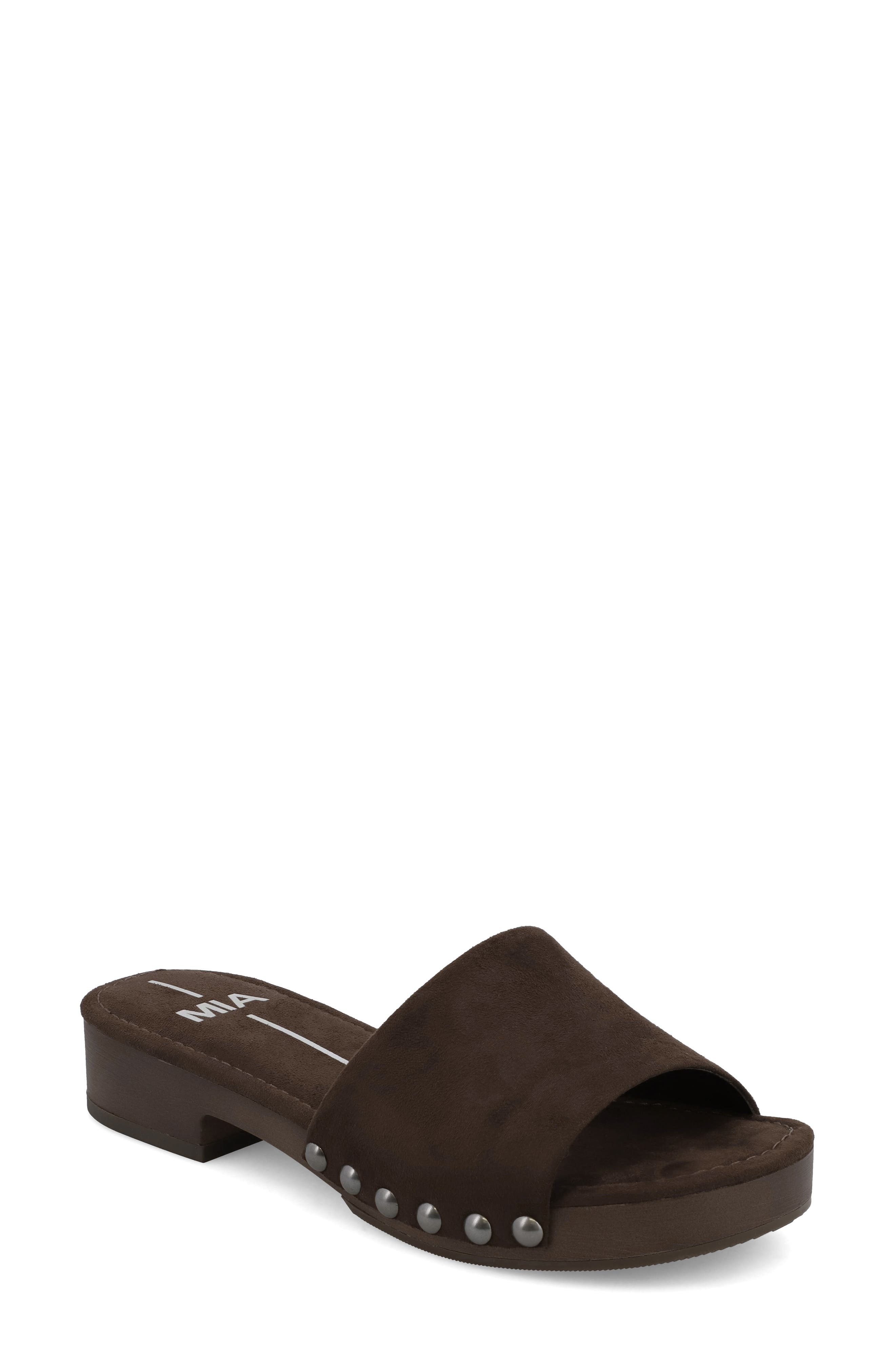 MIA Xonia Platform Sandal, Main, color, Chocolate