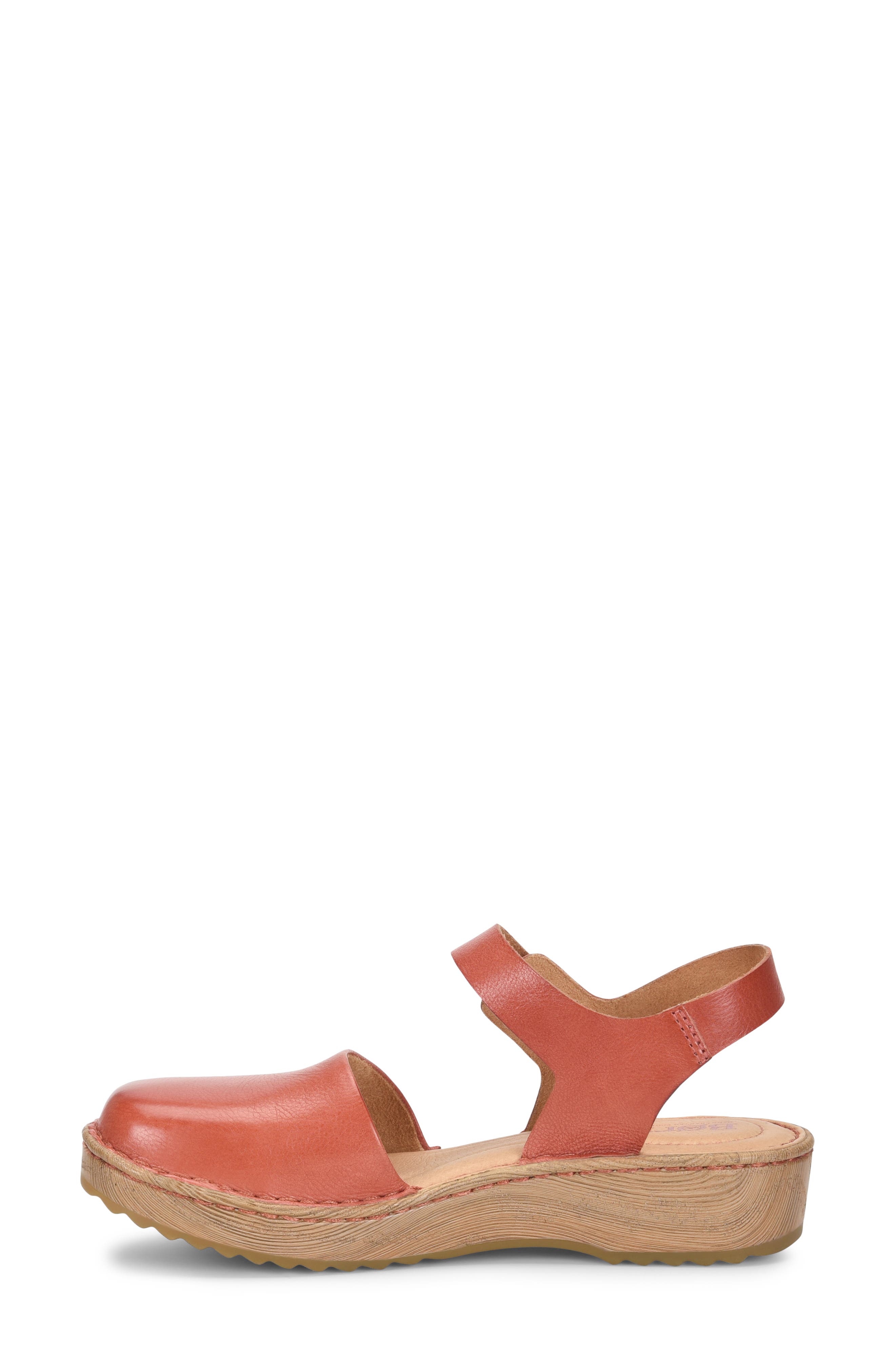 Alianna Quarter Strap Closed Toe Platform Sandal, Alternate, color, RUST F/ G