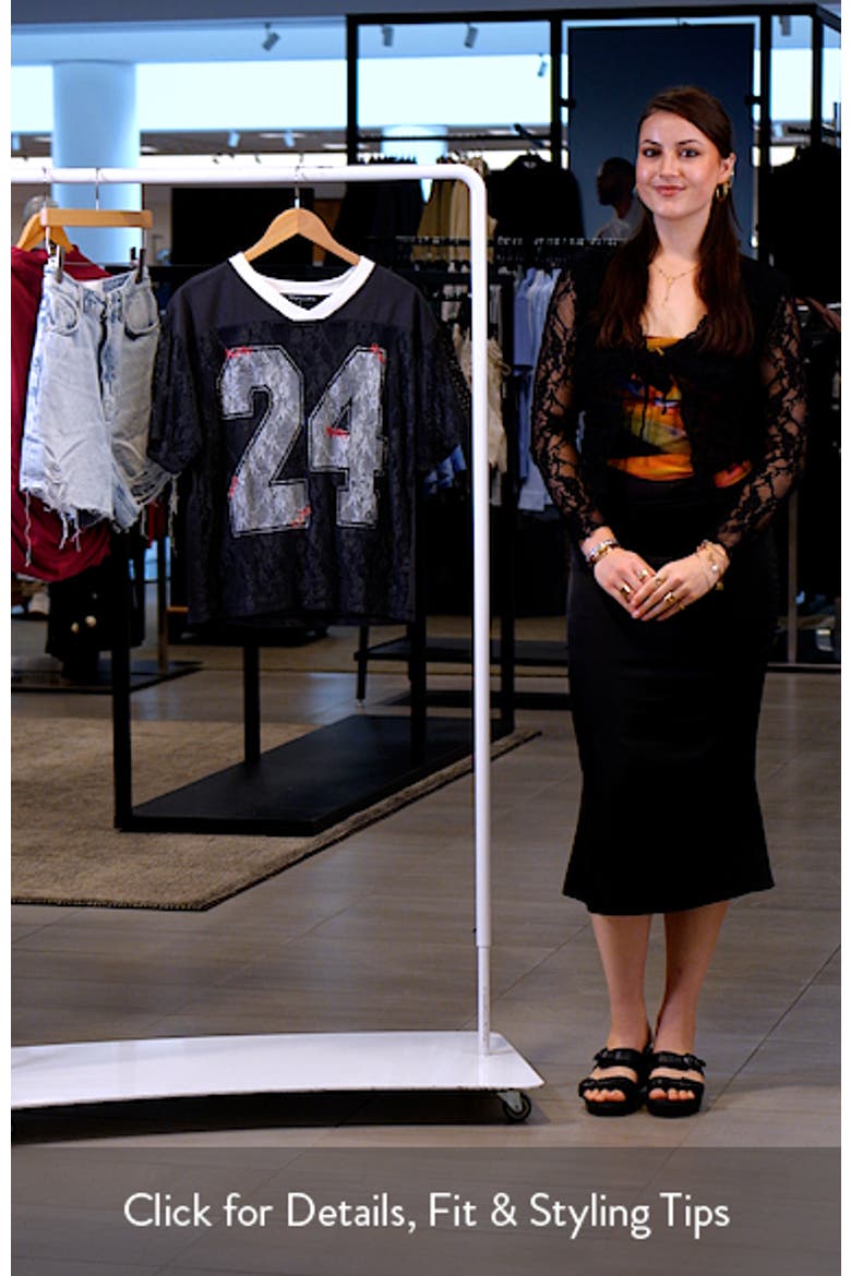 Graphic Lace Football T-Shirt video