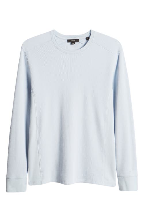 Vince Thermal Long Sleeve T-shirt In White