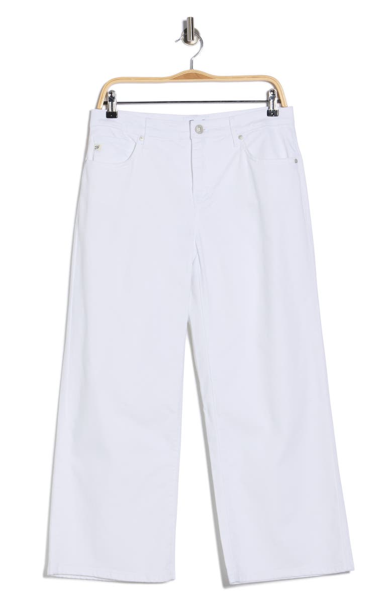 Seven7 Featherweight Crop Wide Leg Jeans, Alternate, color, White