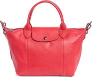 Longchamp Le Pliage Leather Tote Bag