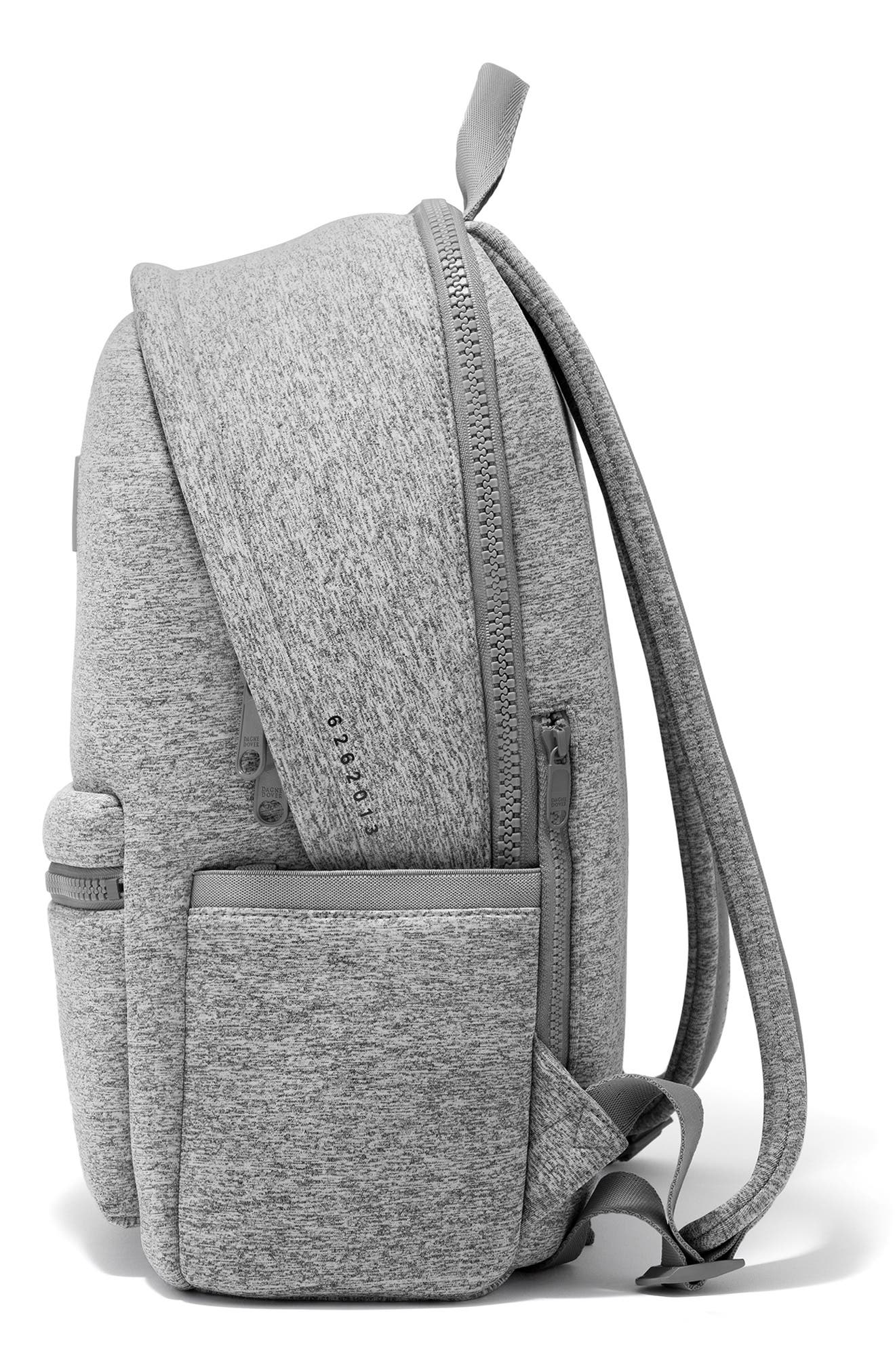 Dagne Dover Dakota Large Neoprene Backpack, Alternate, color, Heather Grey